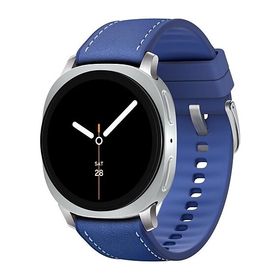 Galaxy Watch8 | 40 мм | Silver | Hybrid/Blue | S/M/L, Размер ремешка : S/M/L, Тип ремешка : Hybrid, Размер корпуса : 40 мм, Подключение часов : Bluetooth / Wi-Fi, Цвет ремешка: Blue, Цвет: Silver